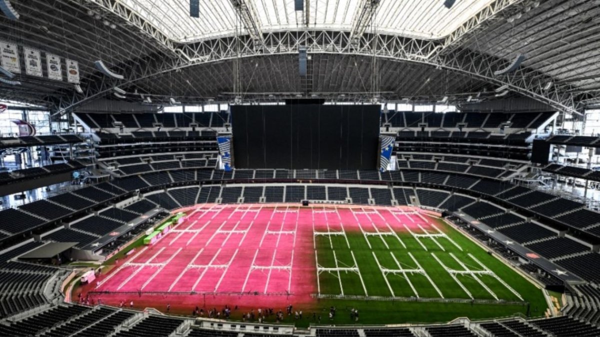 Estadios se pintarán de fucsia por un tratamiento al gramado que pide obligatoriamente la FIFA.