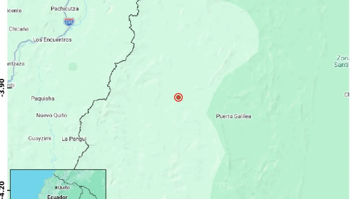 La mañana de este jueves un nuevo temblor se sintió en Ecuador.