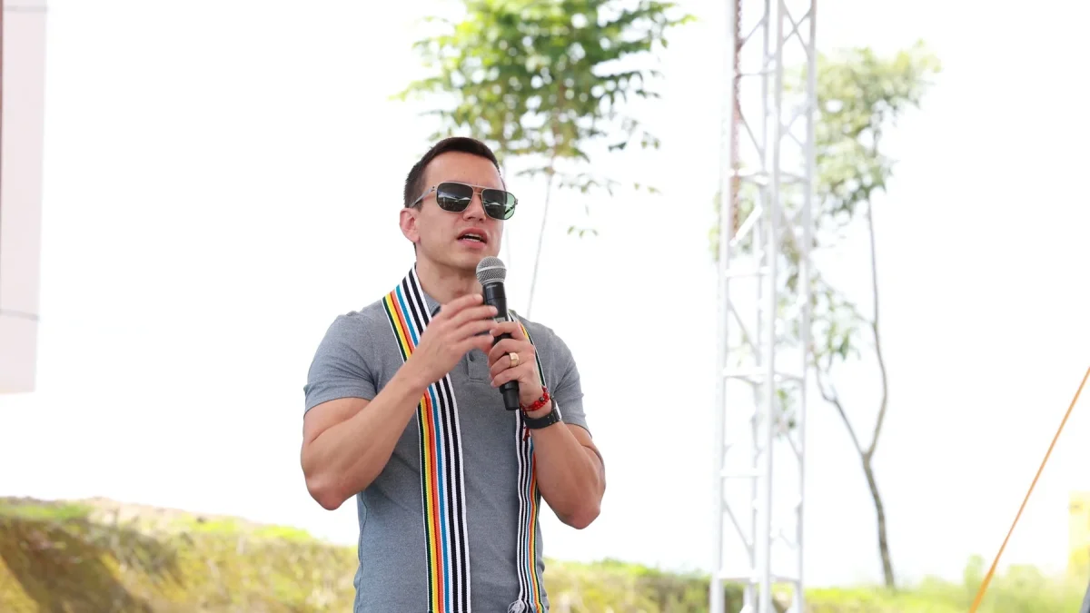 Daniel Noboa, presidente de Ecuador.