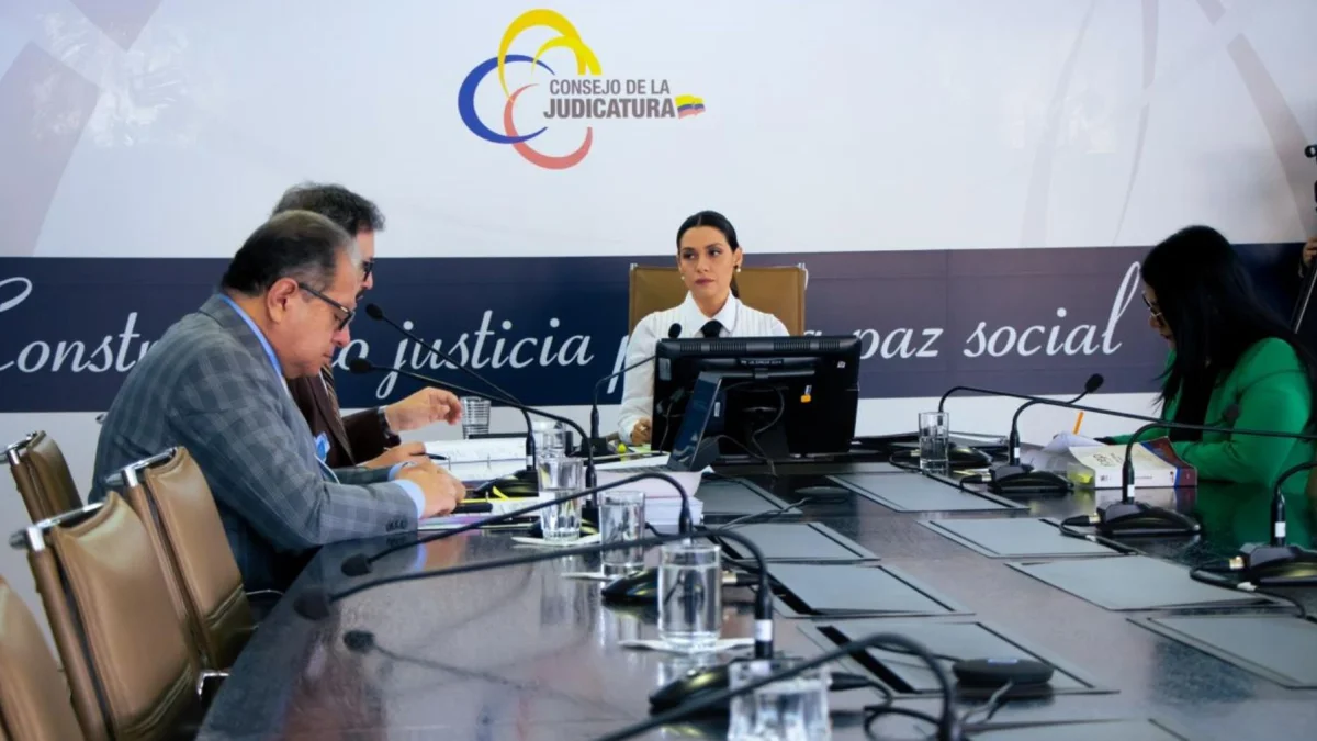 Mercedes Caicedo preside el Consejo de la Judicatura.