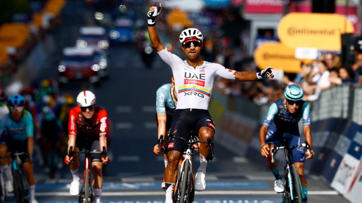 Jhonatan Narváez fue uno de los protagonistas de la Corsa Rosa.