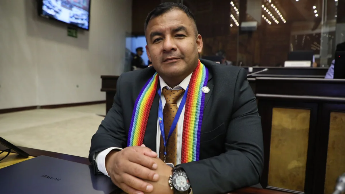 José Nango es uno de los asambleístas que fueron expulsados de Pachakutik por tener votaciones junto al oficialismo en la Asamblea Nacional.