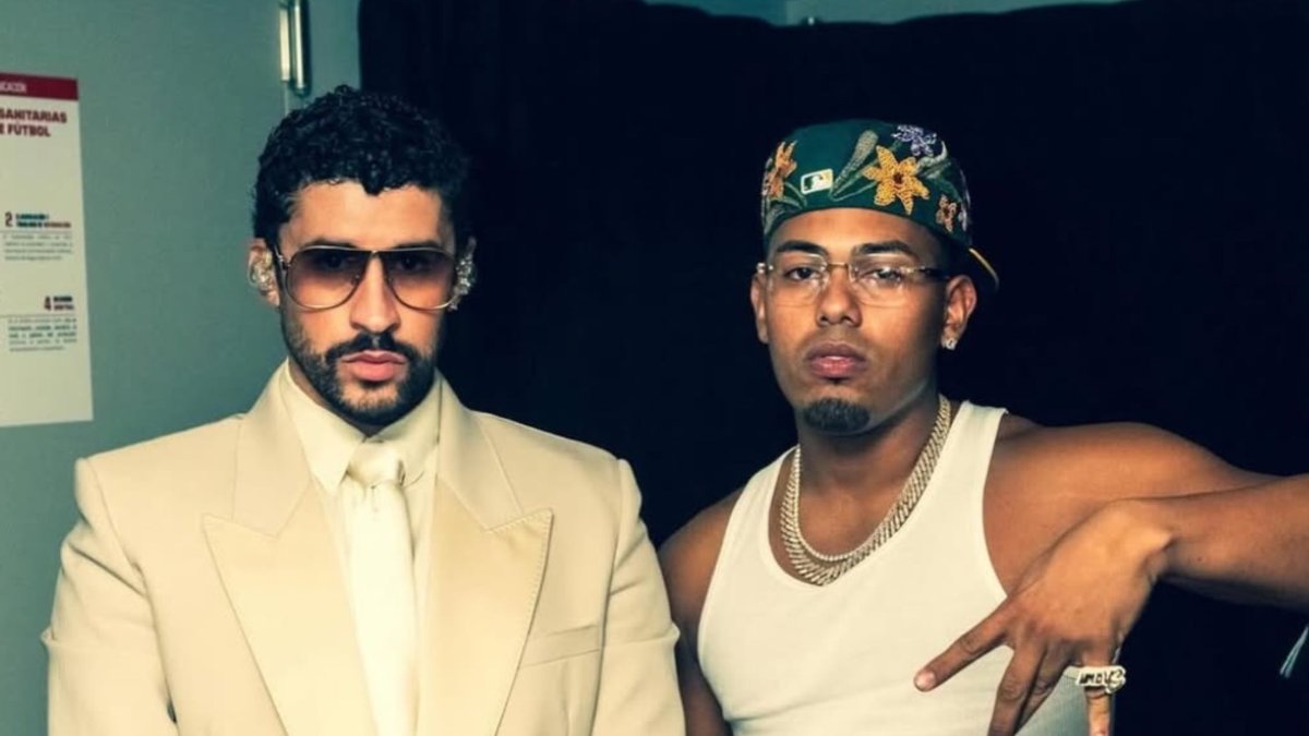 Bad Bunny y Mike Towers en Madrid.