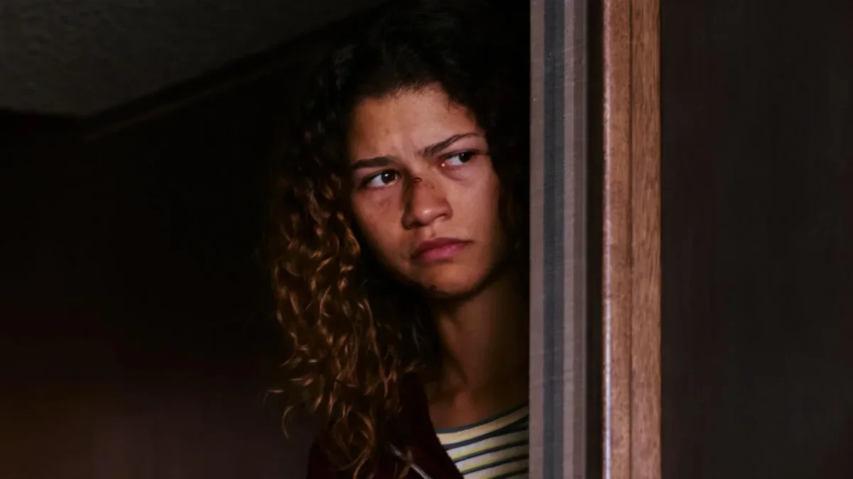 Rue Bennett (Zendaya) en el episodio ocho (y último) de Euphoria 3