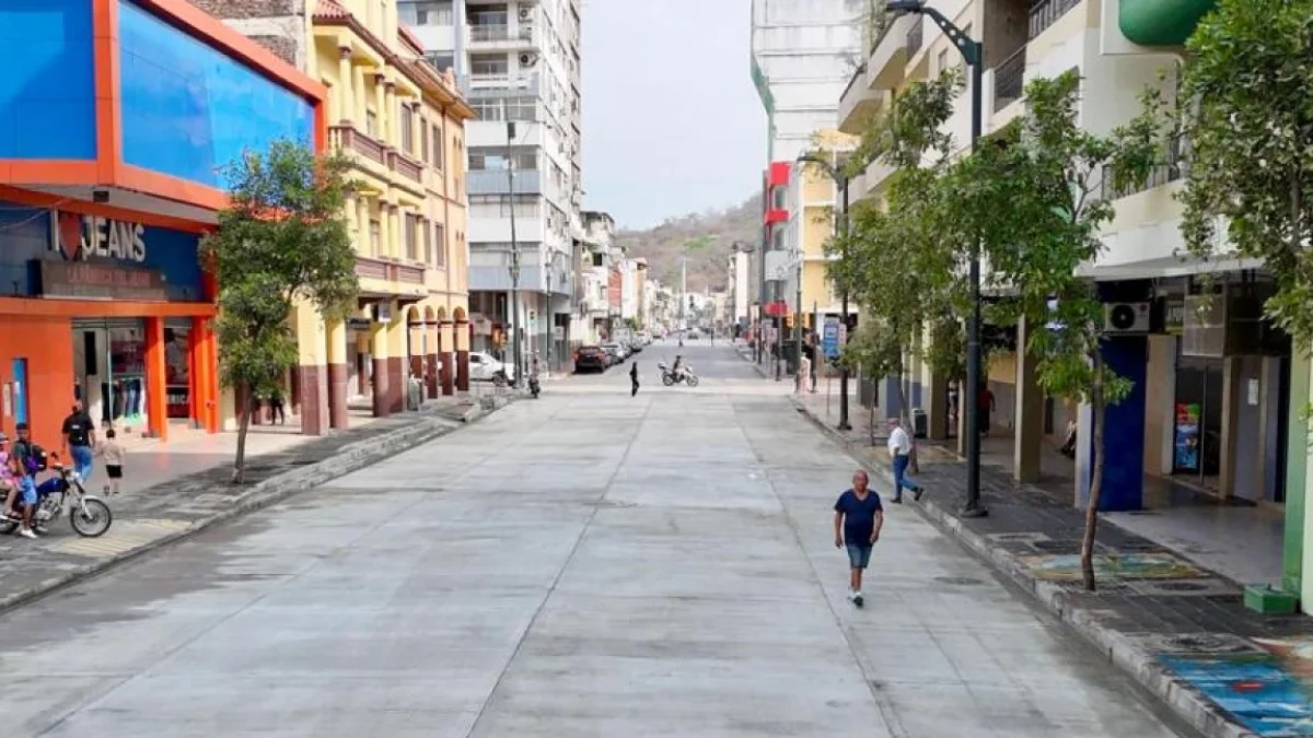 Referencial. El Municipio ha realizado varios trabajos en el centro de Guayaquil durante los últimos meses.