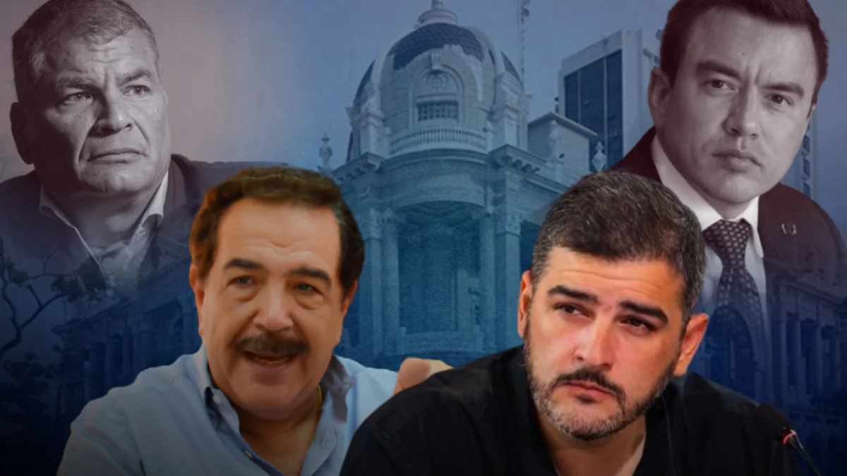 Referencial.El presidente Daniel Noboa y el alcalde Aquiles Álvarez, en medio de tensiones políticas que reavivan el debate sobre centralismo y autonomía local.