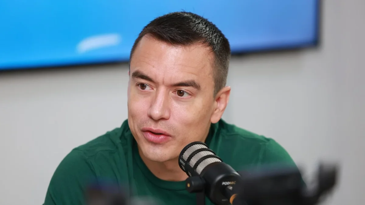 Daniel Noboa no se pronunció sobre el caso Progen ni los audios de Manzano a Fabián Calero.