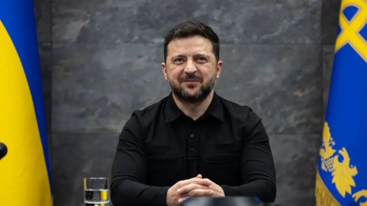 Fotografía del presidente ucraniano, Volodymyr Zelensky.