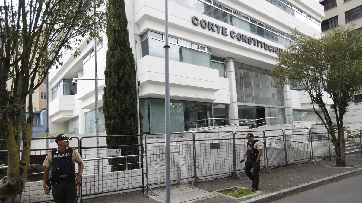 El edificio de la Corte Constitucional de Ecuador.