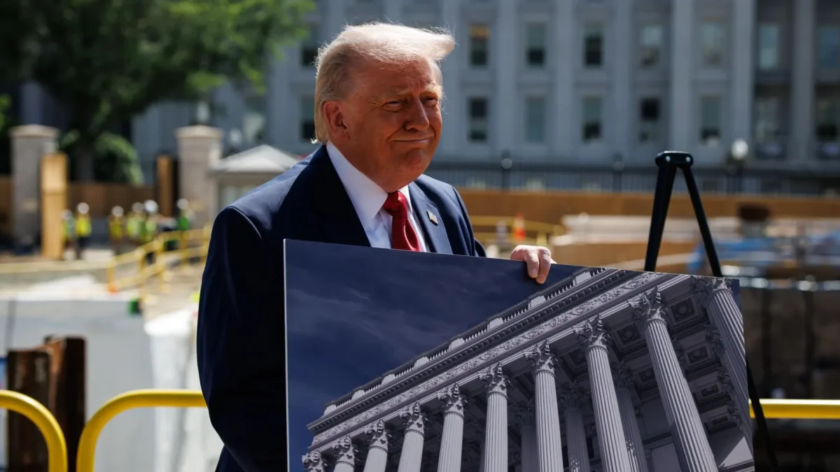 Fotografía de archivo del presidente de EE.UU., Donald Trump.