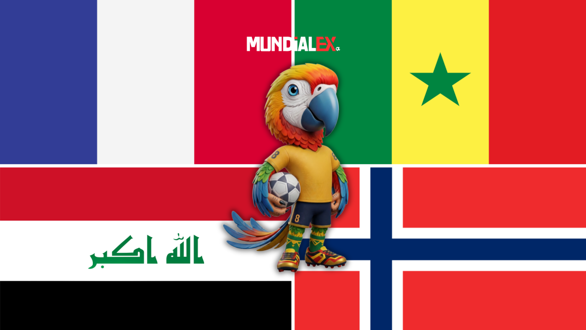 El Grupo I del Mundial 2026: Francia, Senegal, Irak y Noruega. Siga la cobertura en MundialEX.