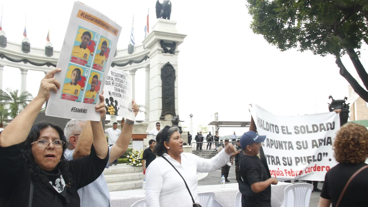 Caso. Los Cuatro NIños de las Malvinas ha conmovido a el Ecuador.