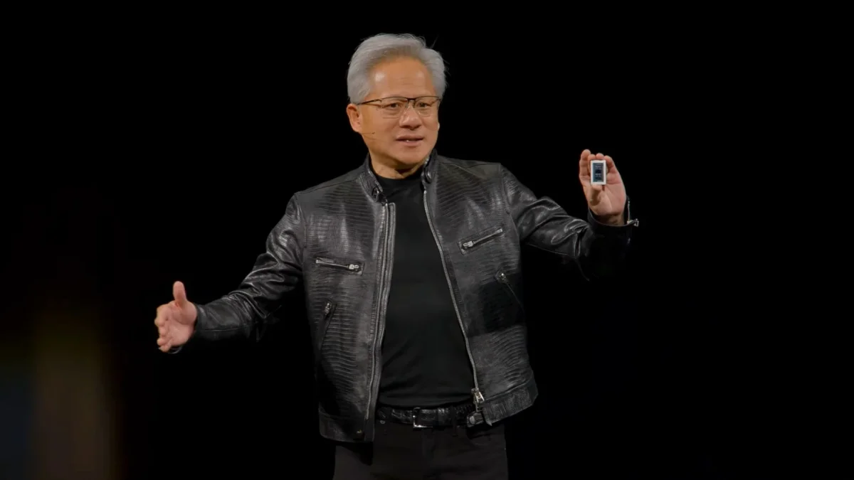 Jensen Huang, CEO de NVIDIA durante la presentación del RTX Spark en Computex Taiwán 2026