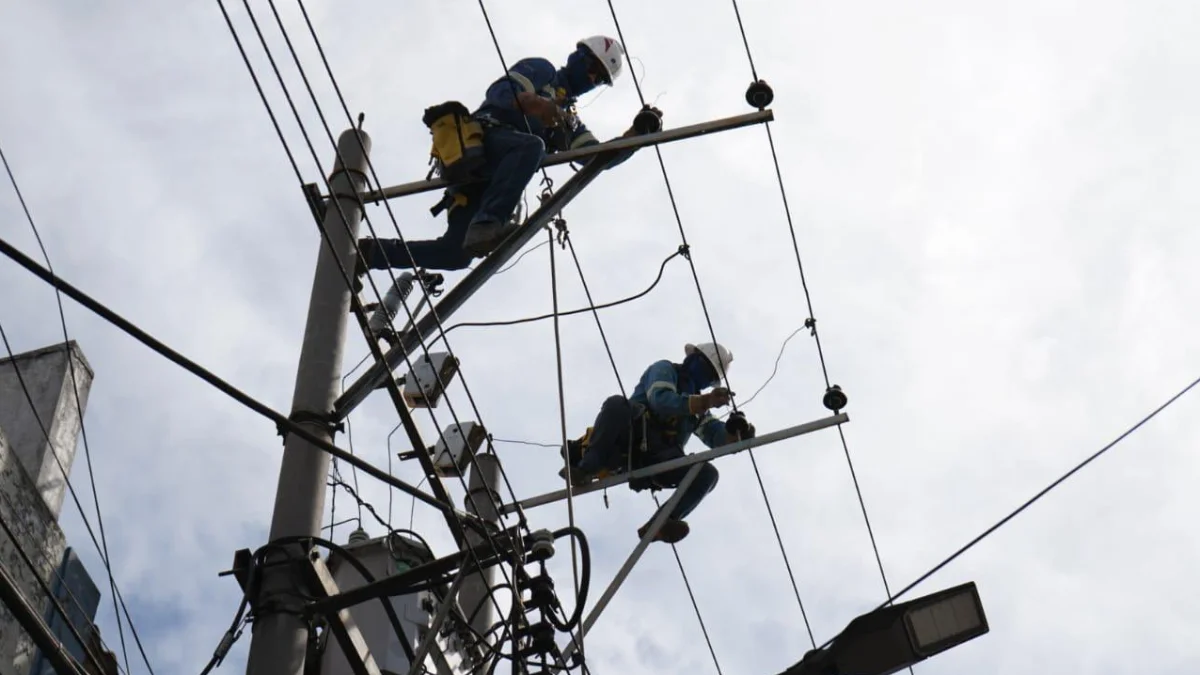 El 30 y 31 de mayo se realizó el mantenimiento preventivo en el sector de la Villoflora, en el sur de Quito.