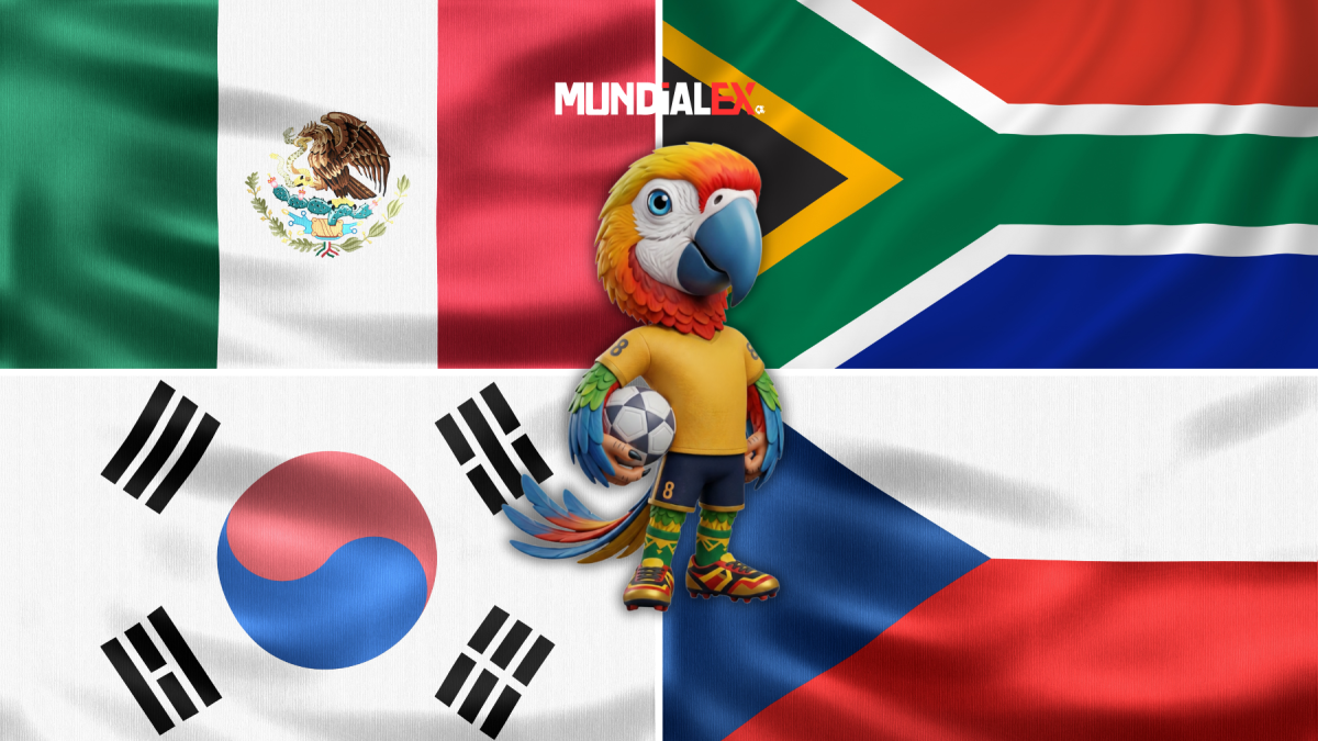 El Grupo A del Mundial 2026 está integrado por México, Sudáfrica, Corea del Sur y Chequia. Siga la cobertura en MundialEX.