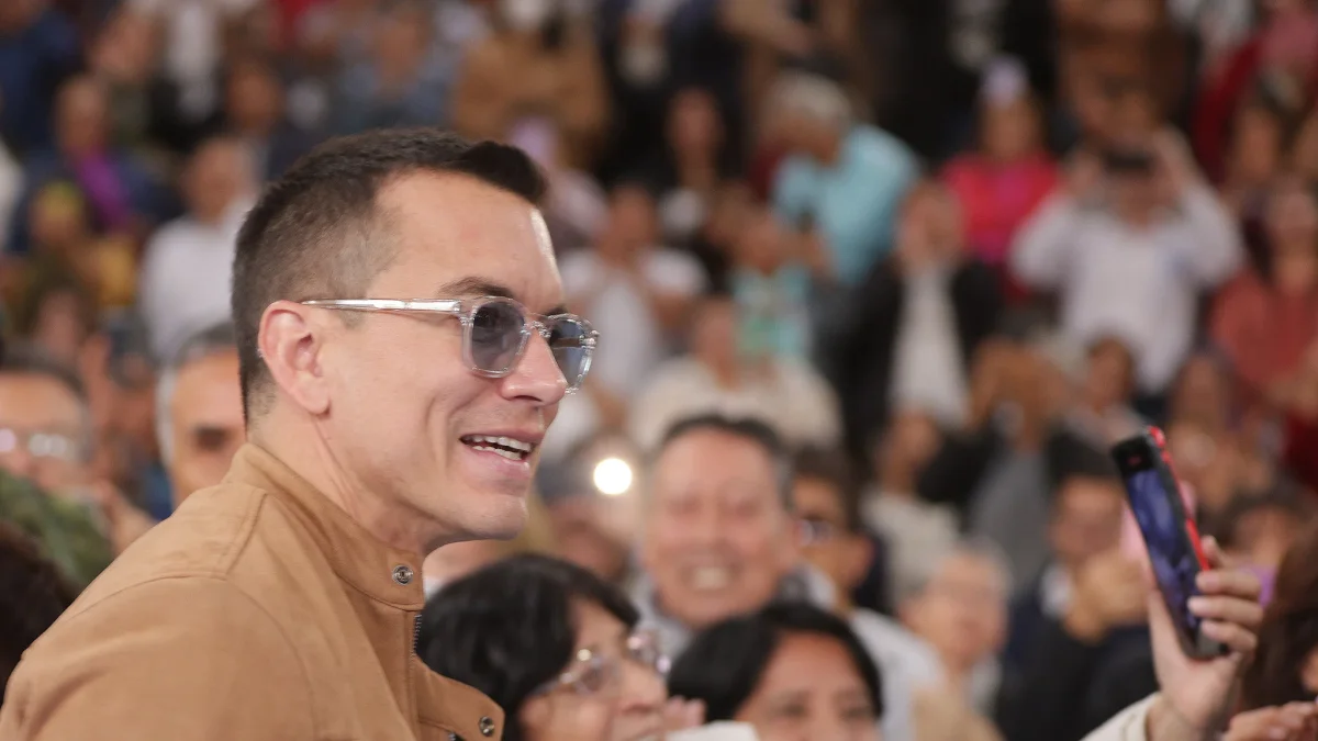 El presidente de la República, Daniel Noboa, participó este viernes en el acto de pago anticipado de compensaciones jubilares.