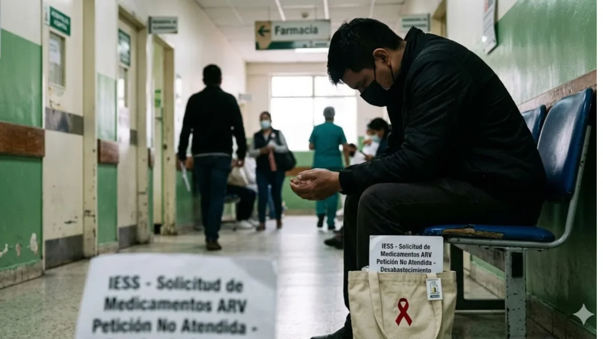 Imagen simbólica de pacientes que viven con VIH que no reciben los antirretrovirales en hospitales de Ecuador.