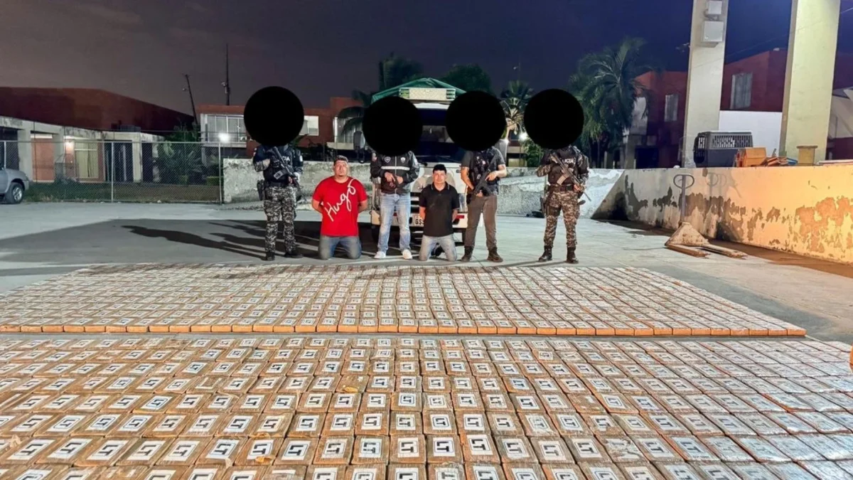Incautan 1,5 toneladas de cocaína en Samborondón y detienen 