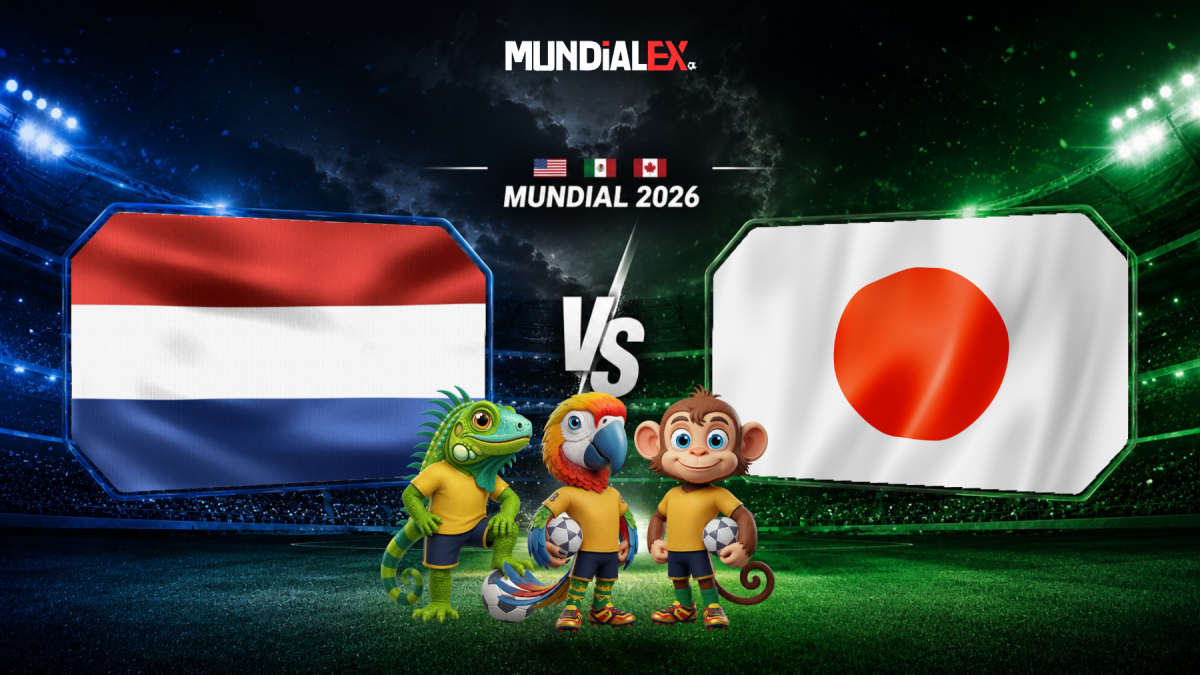 Países Bajos frente a Japón en la fecha 1 del Mundial 2026.