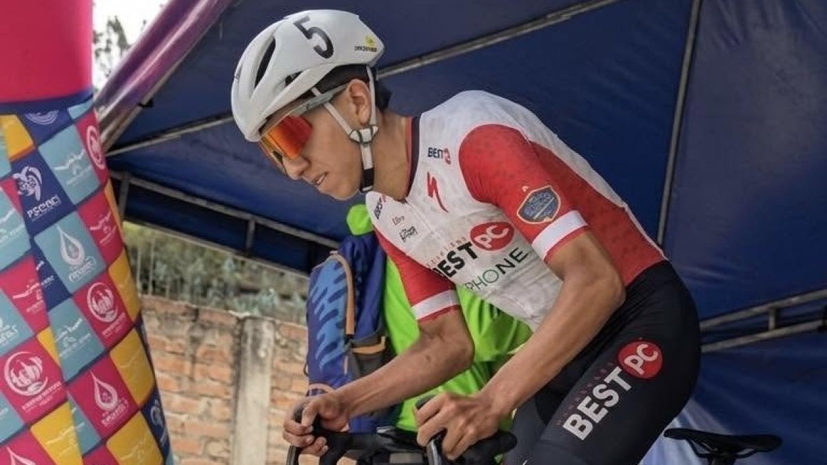 Anthony Coque disputará el Mundial de ciclismo con apoyo de 