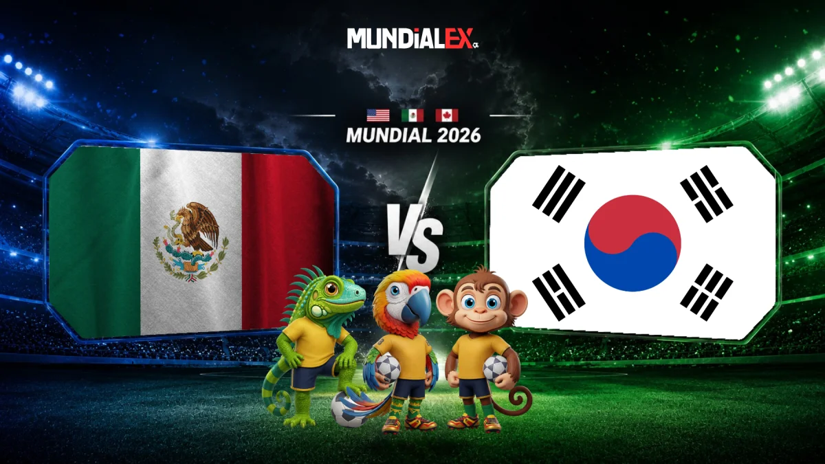 México y Corea de Sur se enfrentan por la segunda fecha del Grupo A.