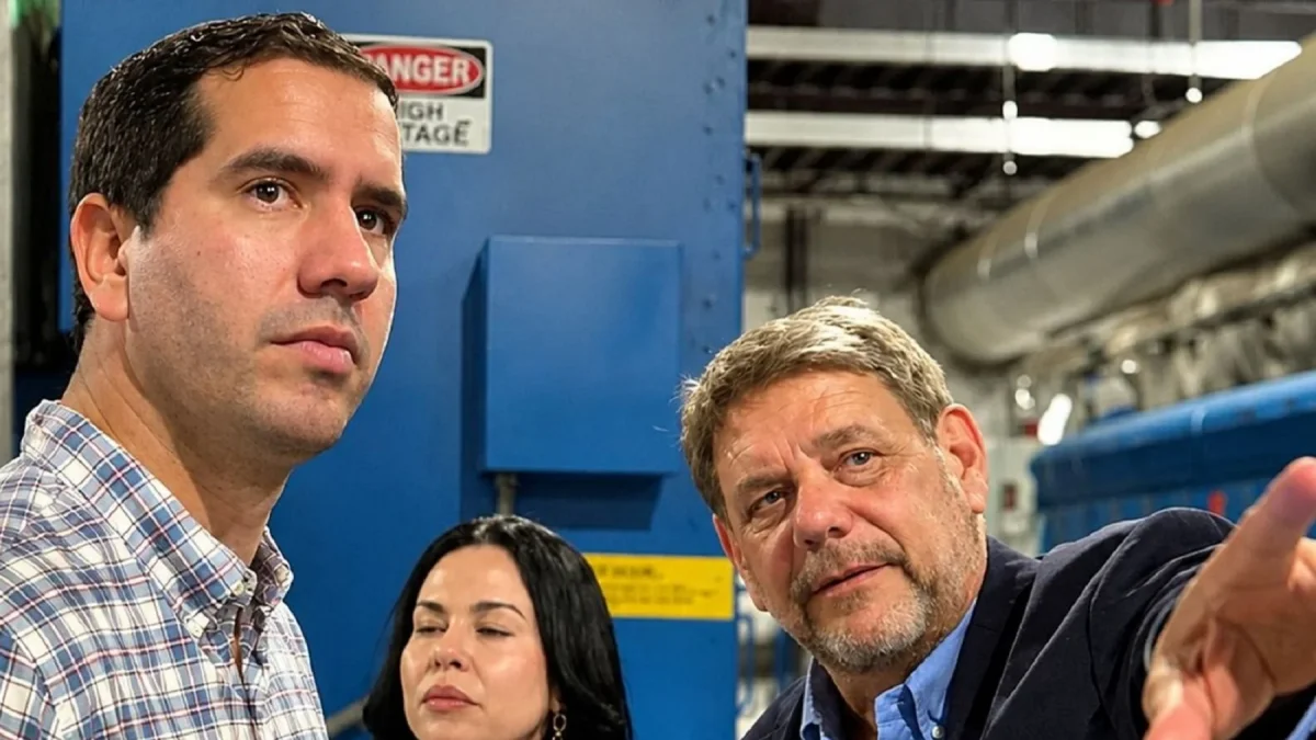 Viaje. En mayo de 2024, el ministro Roberto Luque viajó por invitación de Karla Saud a las instalaciones de Progen y se reunió con  el CEO de Progen, John Manning.