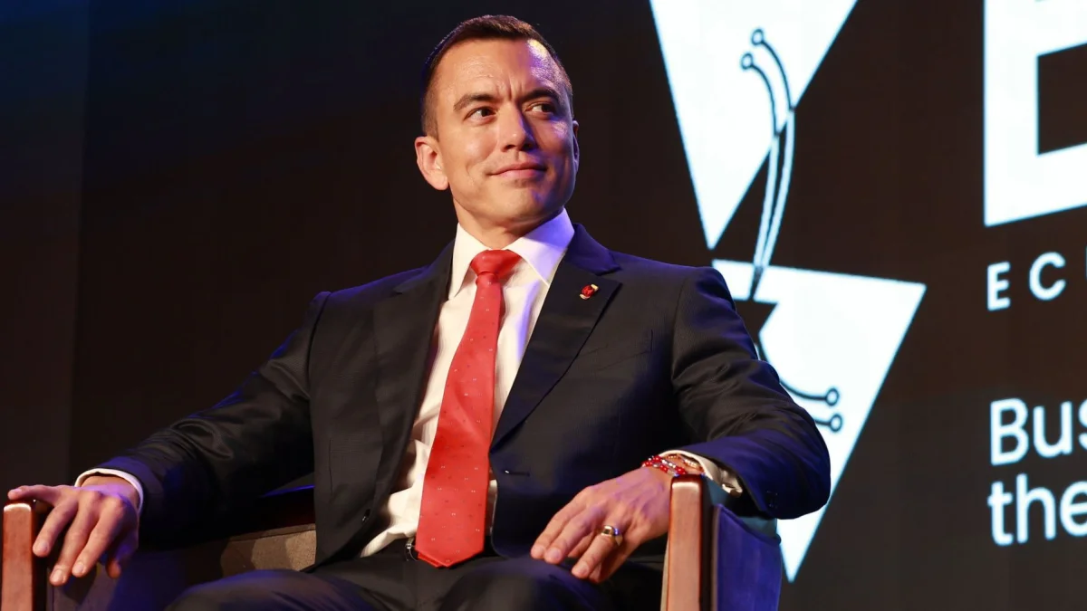 El presidente de la República del Ecuador, Daniel Nobo Azín.