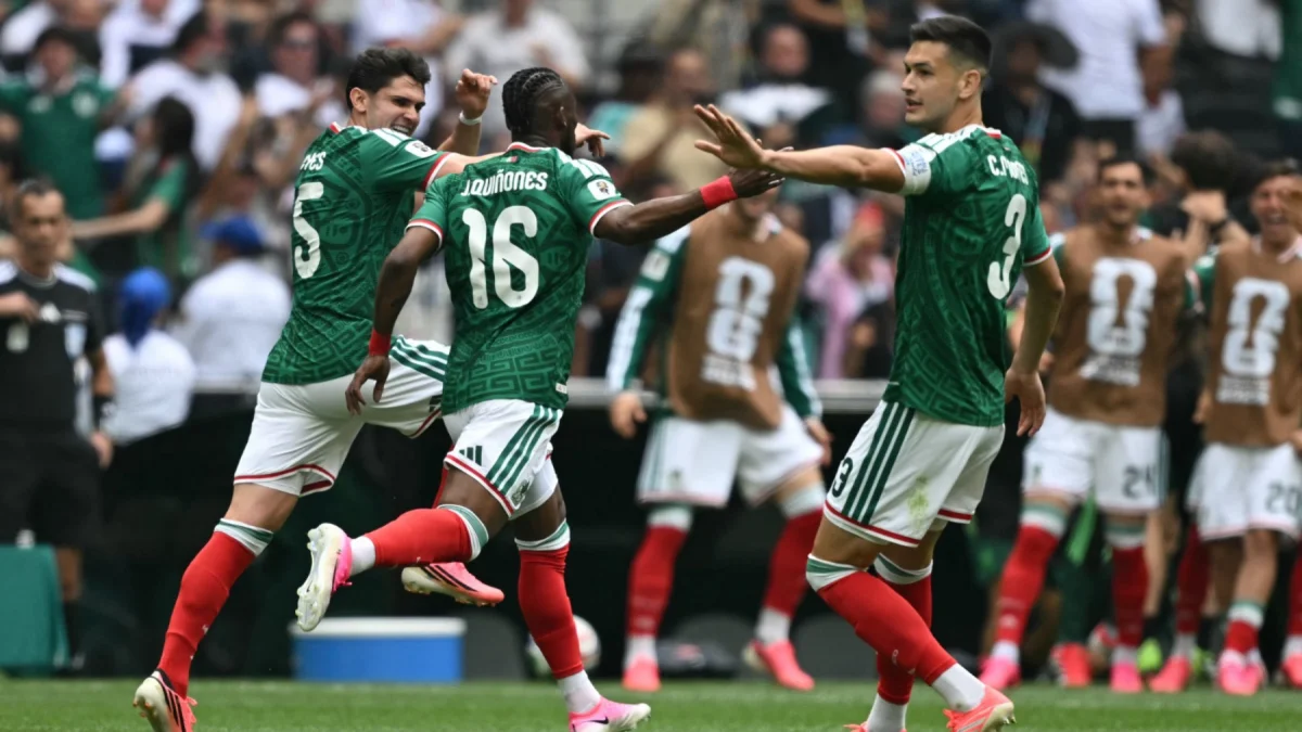 Julián Quiñones, autor del primer gol del Mundial 2026 con México.