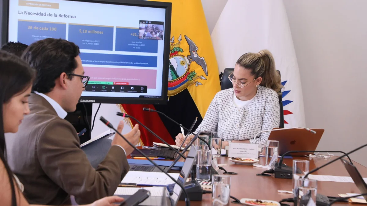 La Comisión de Justicia, presidida por Rosa Torres (ADN), tramita el proyecto de reforma al Código Orgánico de la Función Judicial.