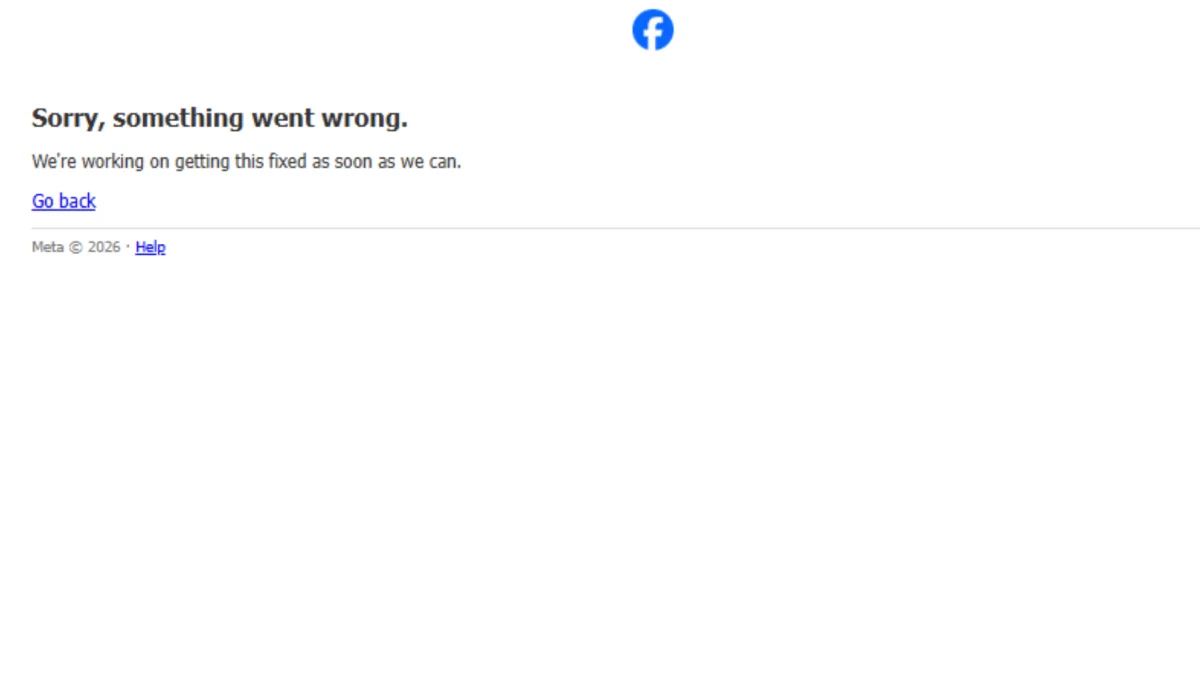 Mensaje de 'error' que salta al visitar el portal instagram.com este 12 de junio de 2026.