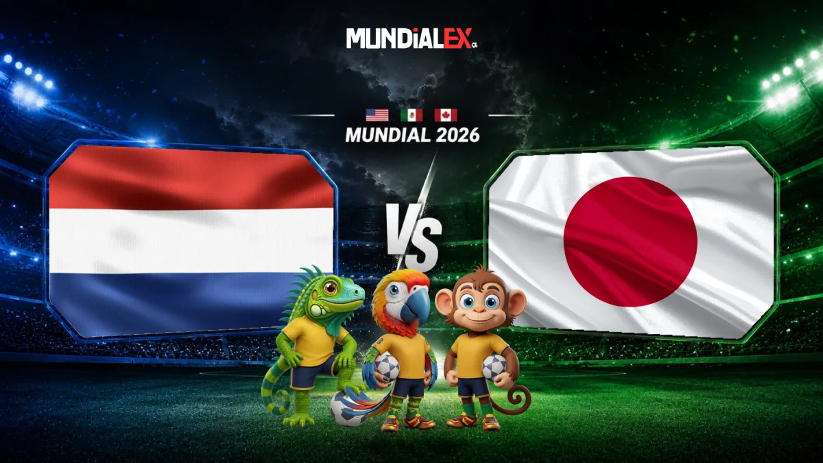 Países Bajos y Japón se miden en el Mundial 2026.