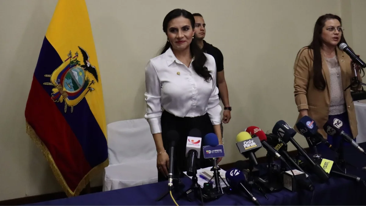 Verónica Abad fue vicepresidenta de Ecuador entre 2023 y 2025.