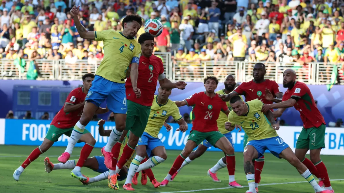 Brasil empató con Marruecos en el primer partido del grupo C.