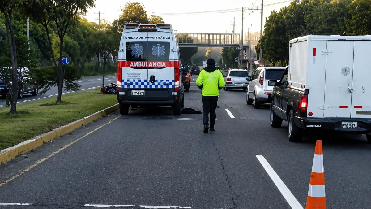 La avenida Simón Bolívar sumó un nuevo accidente fatal que involucró a un motociclista este lunes.
