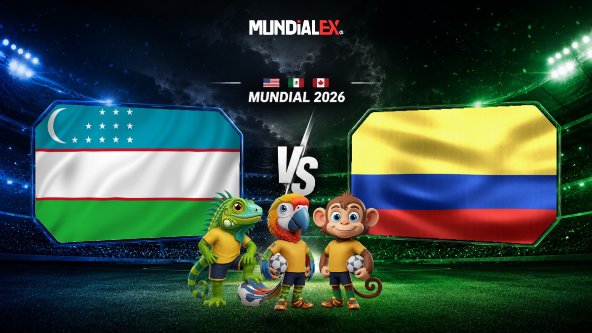 Mundial 2026: Colombia se mide con Uzbekistán este 17 de junio.
