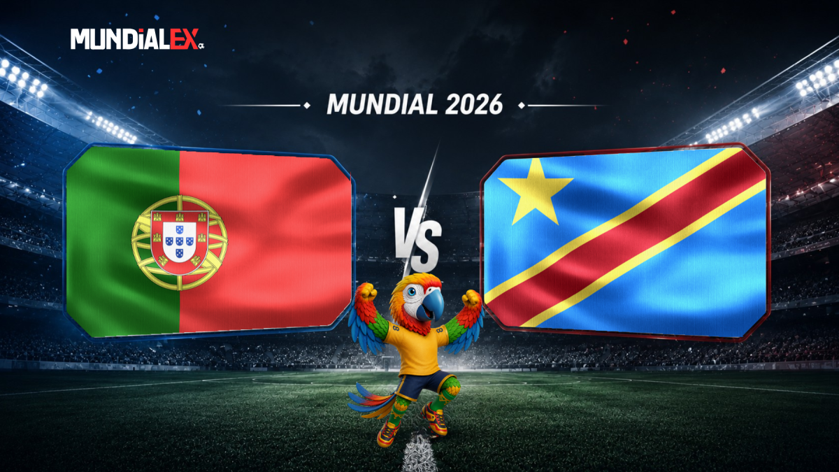 Mundial 2026: Portugal y Congo se miden en fase de grupos.
