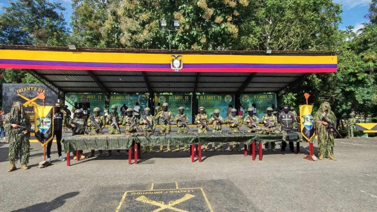 Ejército ejecutó operativo el 15 junio en Esmeraldas y desmanteló campamentos de Oliver Sinisterra