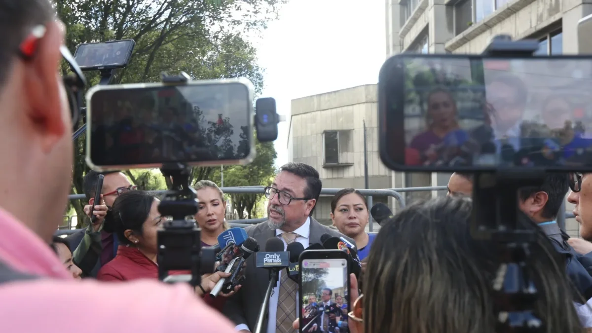 El asambleísta Xavier Ordóñez acudió este 17 de junio a la Fiscalía para presentar un acto urgente.