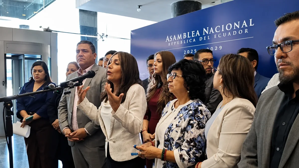 El bloque legislativo de la Revolución Ciudadana presentará una nueva solicitud de juicio contra Inés Manzano.