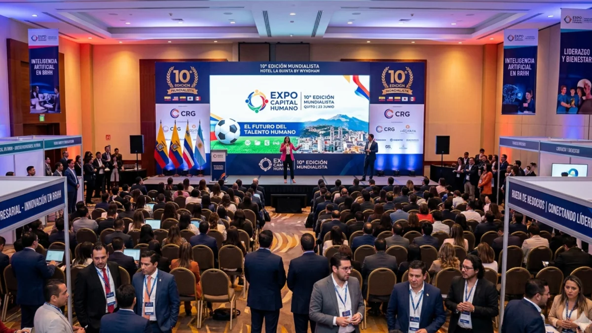 Referencial. Conferencias y feria empresarial marcan la décima edición de la Expo Capital Humano en Quito.