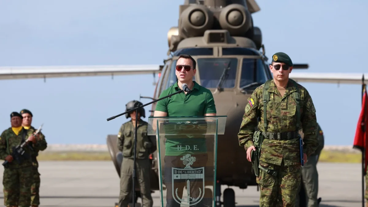 Daniel Noboa decreta el 18 de junio nuevas reglas del conflicto armado interno en Ecuador para combatir crimen organizado.