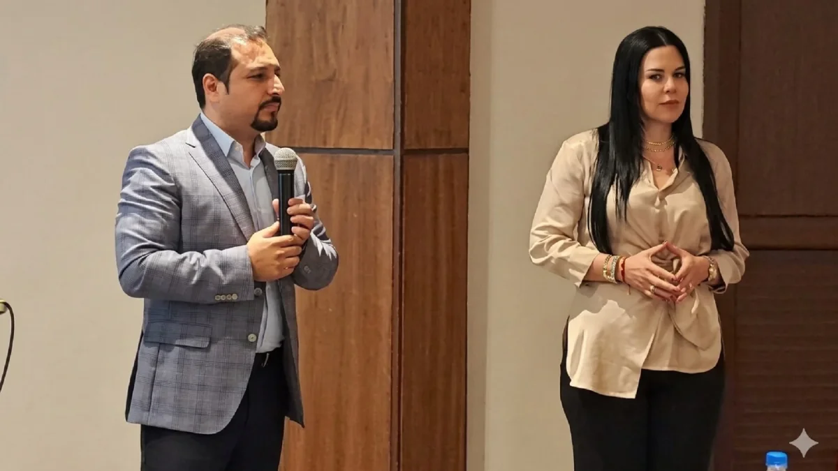 José Walther Manrique y su pareja, Karla Saud Calero, son accionistas de la constructora Astrobryxa y fueron los lobistas que lograron la llegada de Progen al país.