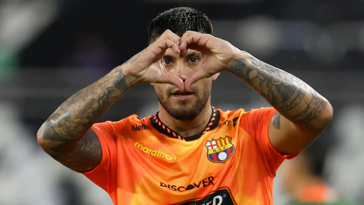 Milton Céliz le anotó a Botafogo en la Copa Libertadores 2026.