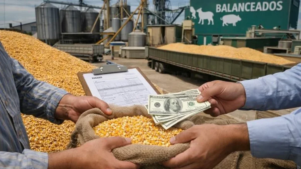 Una foto referencial sobre la comercialización del maíz en Ecuador.