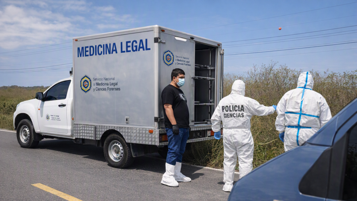 El hallazgo de los dos cuerpos en la vía a los Baños Termales alarmó a los comuneros