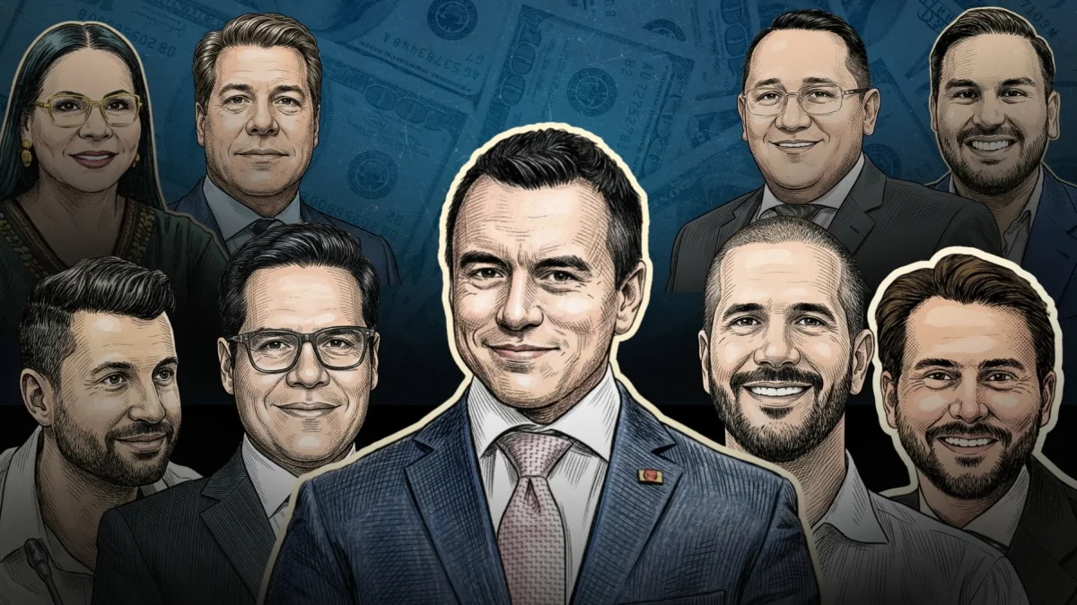 Ilustración para graficar este artículo sobre principales autoridades del Ecuador.