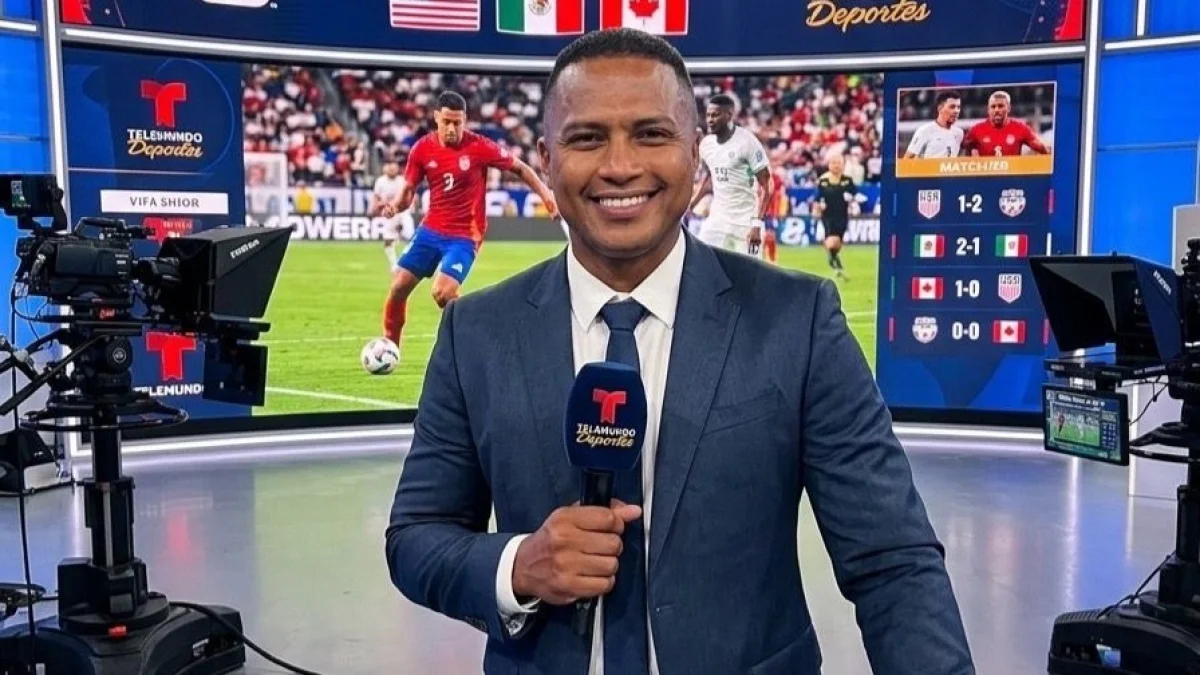 Antonio Valencia, exjugador de Ecuador, está como analista de fútbol en el Mundial 2026 para la cadena Telemundo.