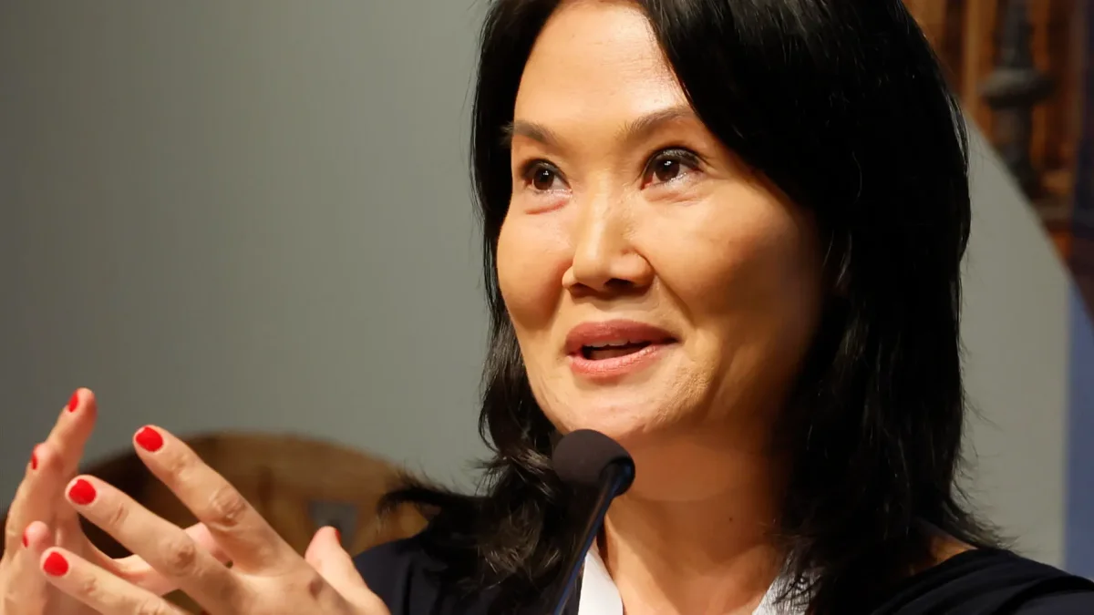 Fotografía de archivo de la candidata a la presidencia de Perú, Keiko Fujimori, en Sevilla (España).