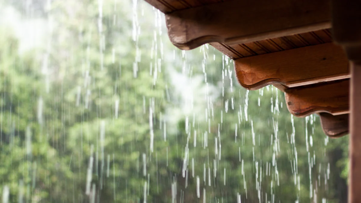 La lluvia cae sobre techos y vegetación en Ecuador, mientras el pronóstico del Inamhi advierte precipitaciones y radiación extrema este 23 de junio.