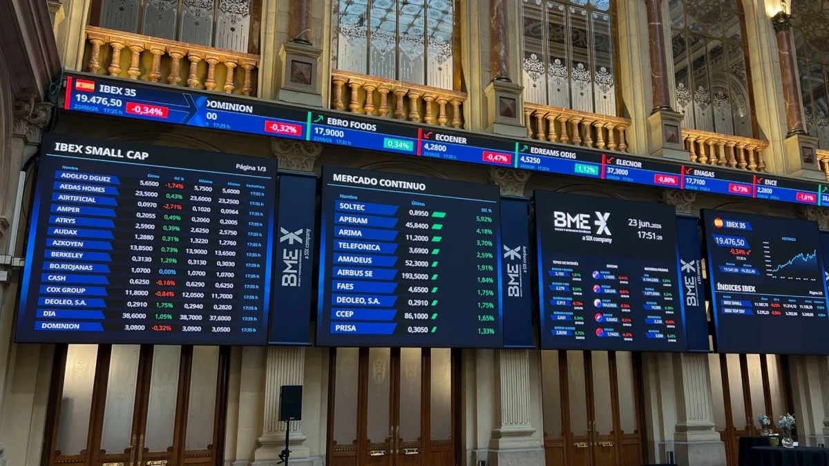 Las acciones tecnológicas lideraron las pérdidas en Wall Street, arrastrando al Nasdaq a una caída de 1,88 % en la apertura de este 23 de junio de 2026.